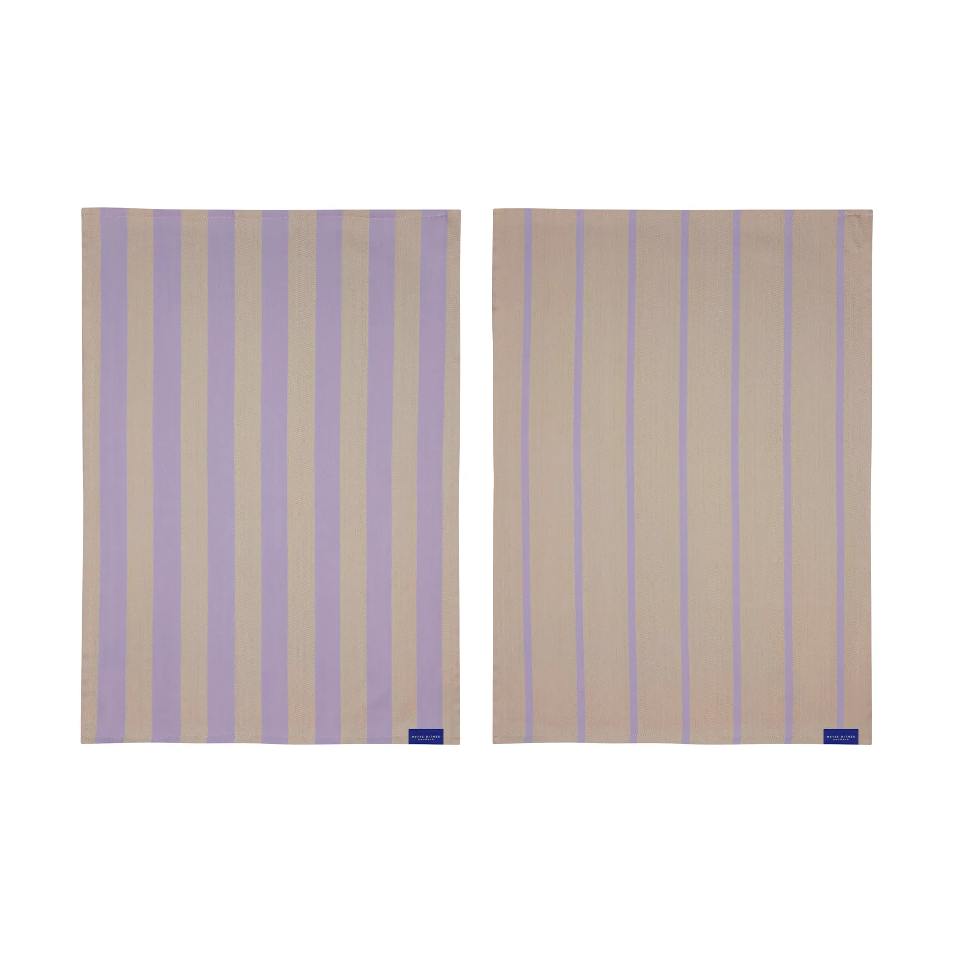 Stripes  keukenhanddoek 50x70 cm 2-pack, Sand Mette Ditmer