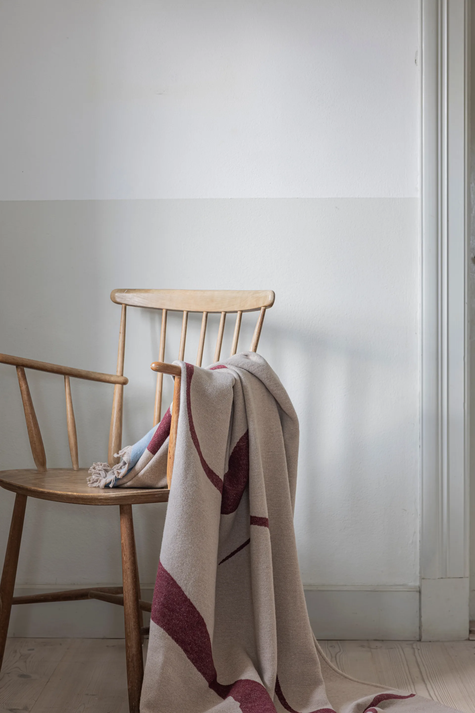 Studio plaid, Wine, 130x175 cm Mette Ditmer