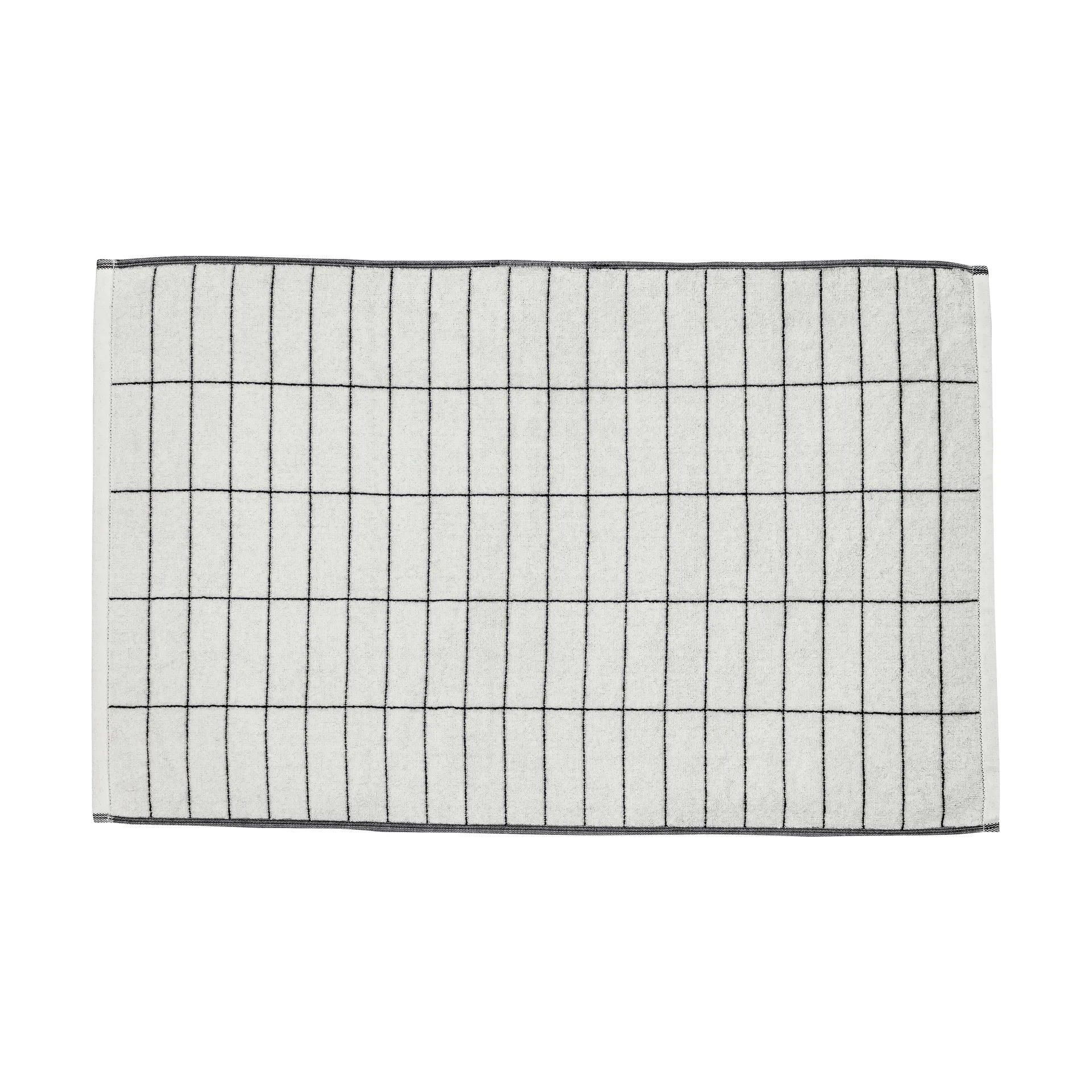 Tile Stone badmat 50x80 cm, Zwart-offwhite Mette Ditmer