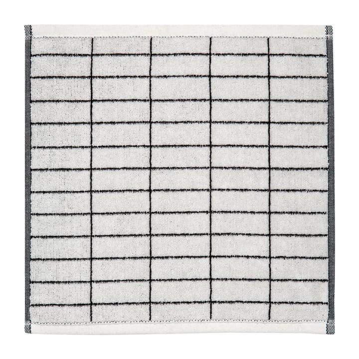 Tile stone handdoek 31x31 cm 3-pack - Zwart-off white - Mette Ditmer