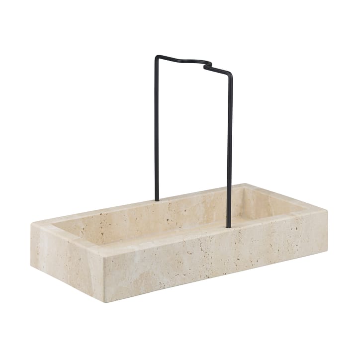 Travertine aanrechtorganizer 12x23,5 cm - Linnen - Mette Ditmer