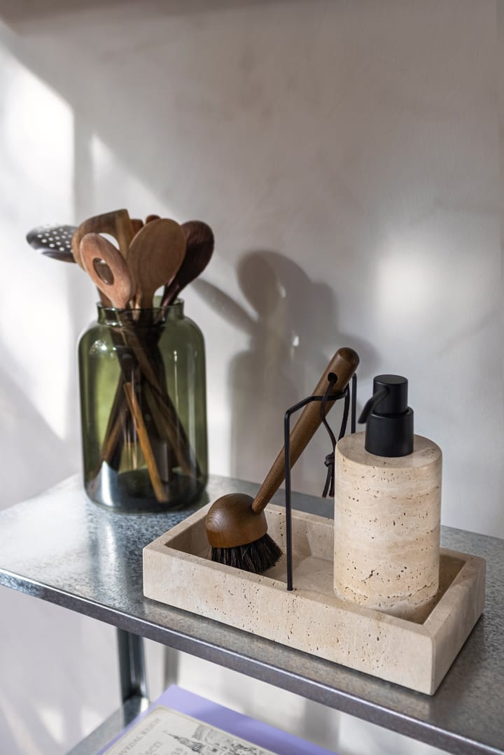 Travertine aanrechtorganizer 12x23,5 cm, Linnen Mette Ditmer