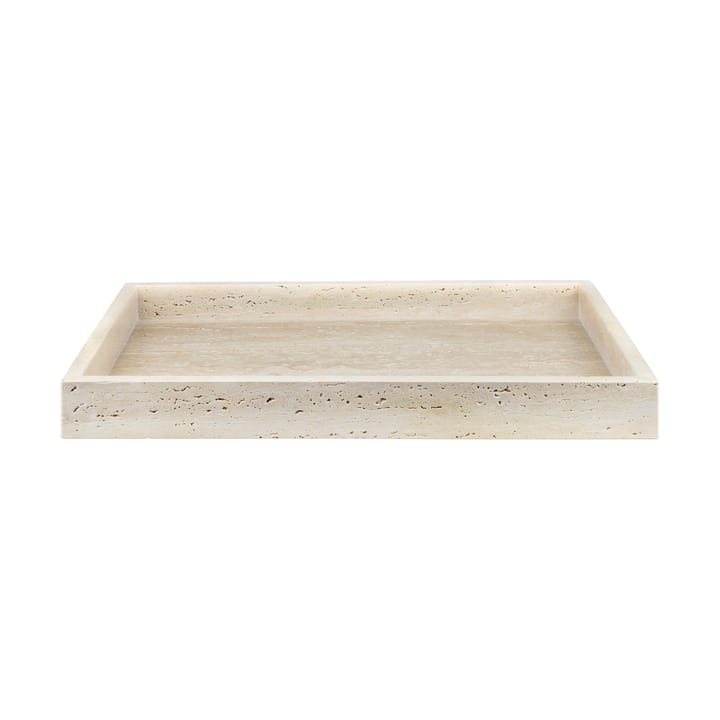 Travertine decoratie dienblad 30x40 cm - Linnen - Mette Ditmer