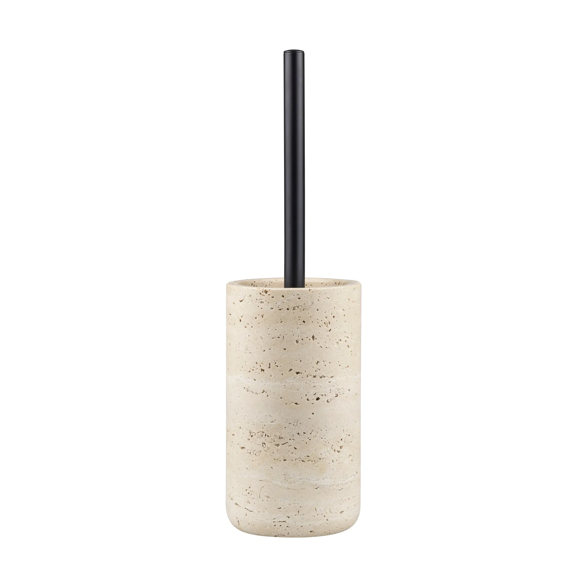 Travertine toiletborstel 36 cm, Linnen Mette Ditmer