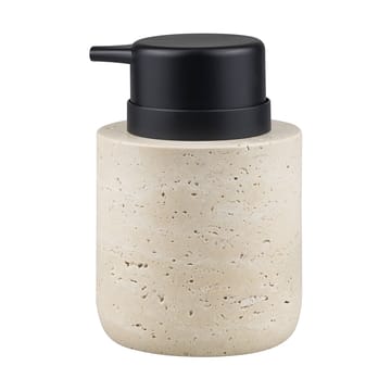 Travertine zeepdispenser 12,5 cm - Linnen - Mette Ditmer