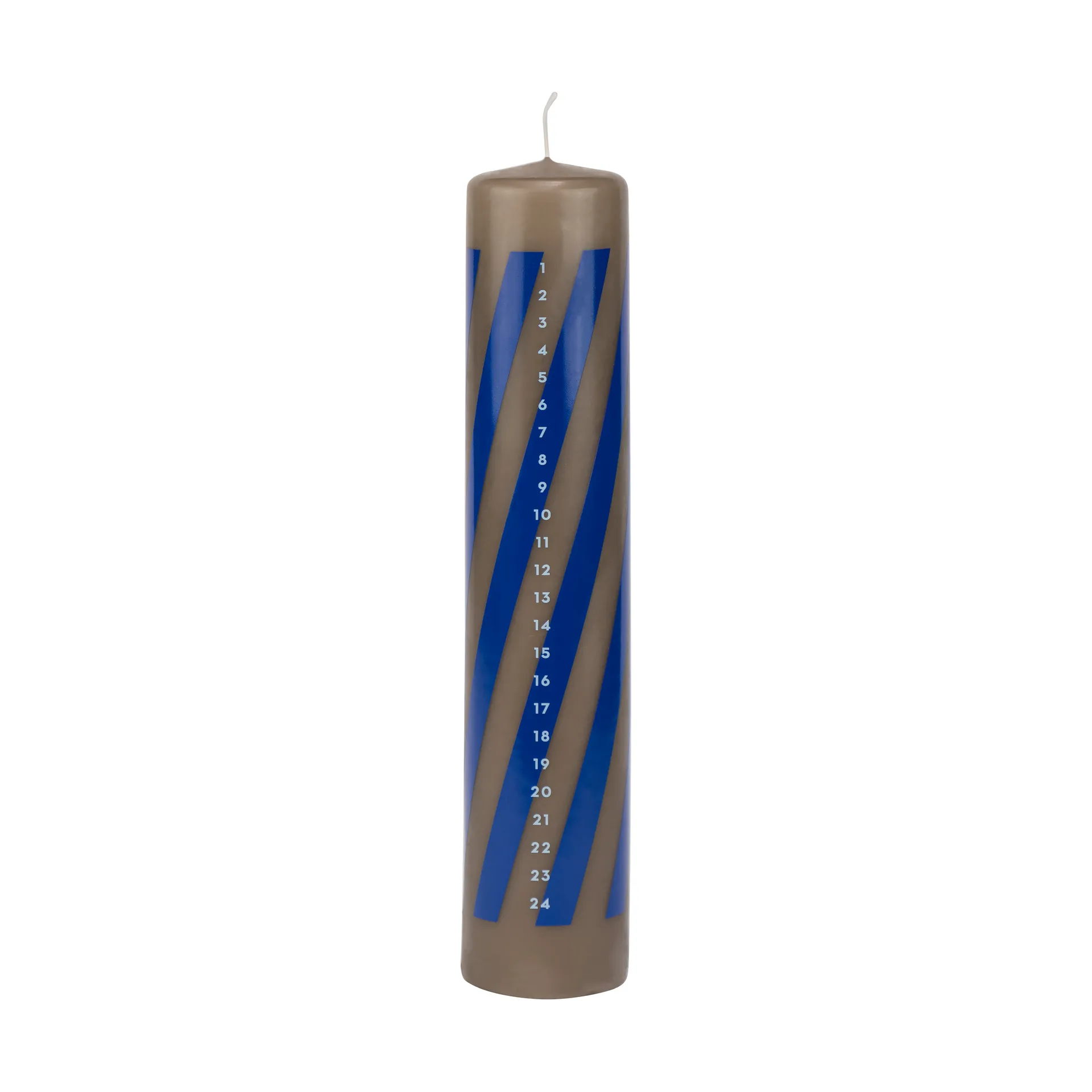 Twentyfour kalenderkaars 25 cm, Cobalt Mette Ditmer