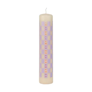 Twentyfour kalenderkaars 25 cm - Light lilac - Mette Ditmer