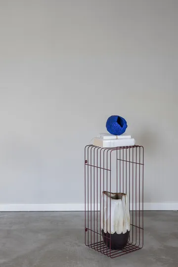 Wire wandplank - Wine, 31x70x26 cm - Mette Ditmer