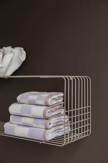 Wire wandrek - Sand, 31x70x26 cm - Mette Ditmer