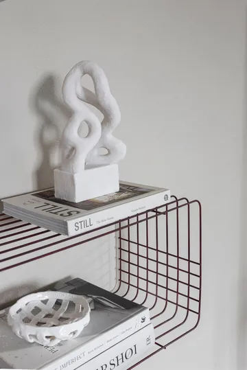 Wire wandrek - Wine, 31x70x26 cm - Mette Ditmer