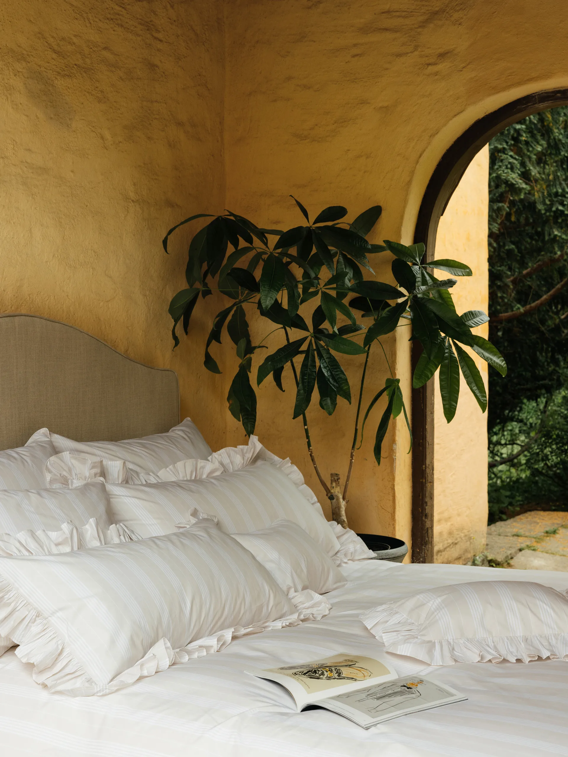 Camicia Balza kussensloop, Beige, 50x90 cm Mille Notti