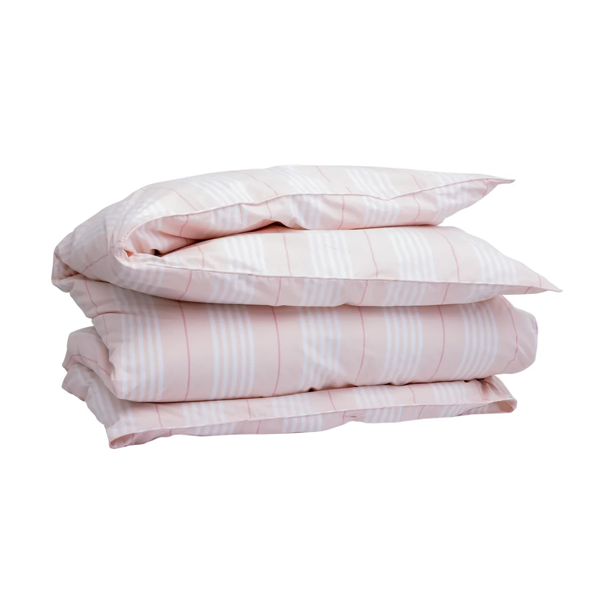 Mille Notti Camicia dekbedovertrek Lichtroze, 220x220 cm