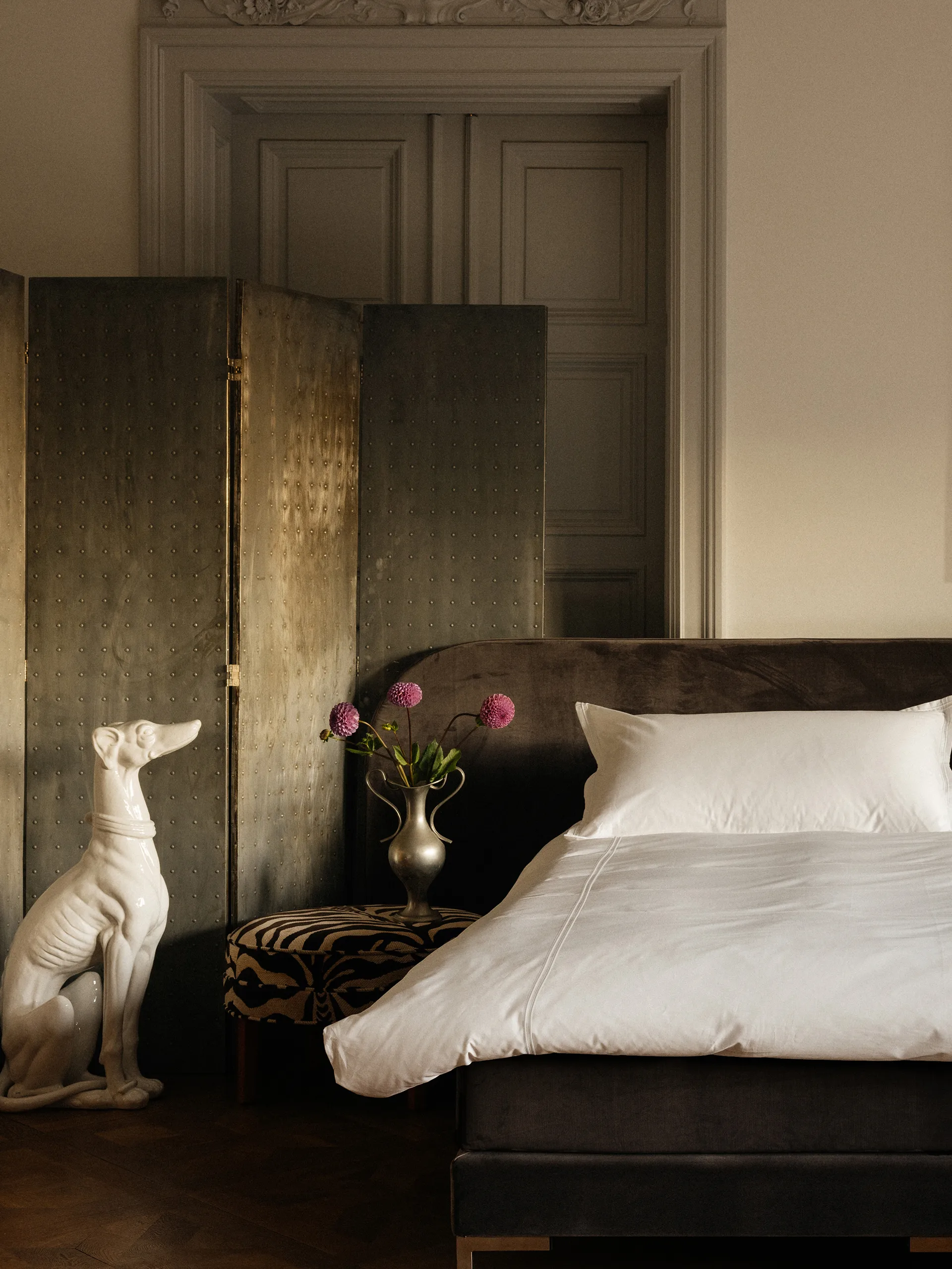 Dolce Vita dekbedovertrek, Wit, 220x220 cm Mille Notti