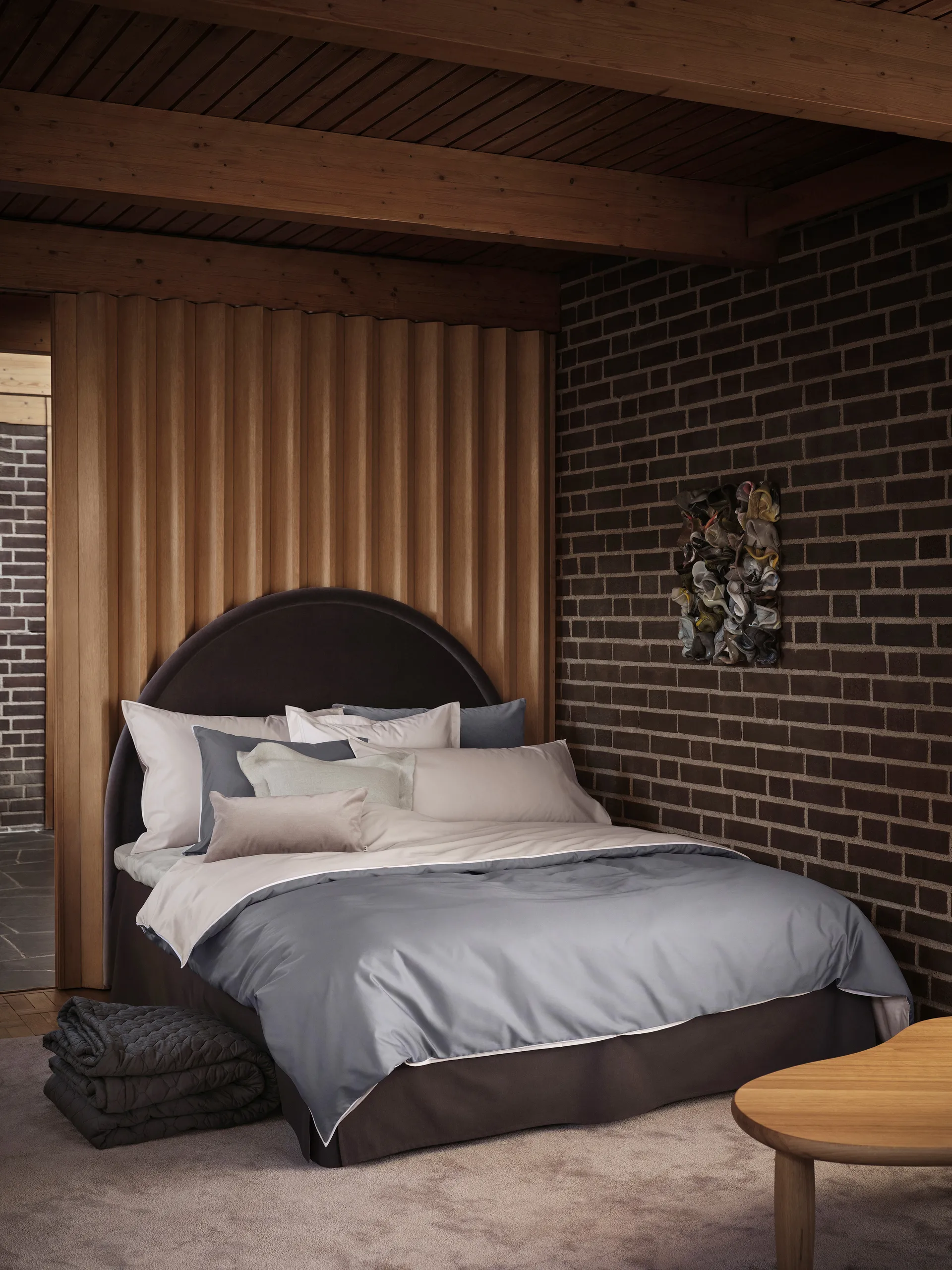 Duetto dekbedovertrek, Grijs, 150x210 cm Mille Notti