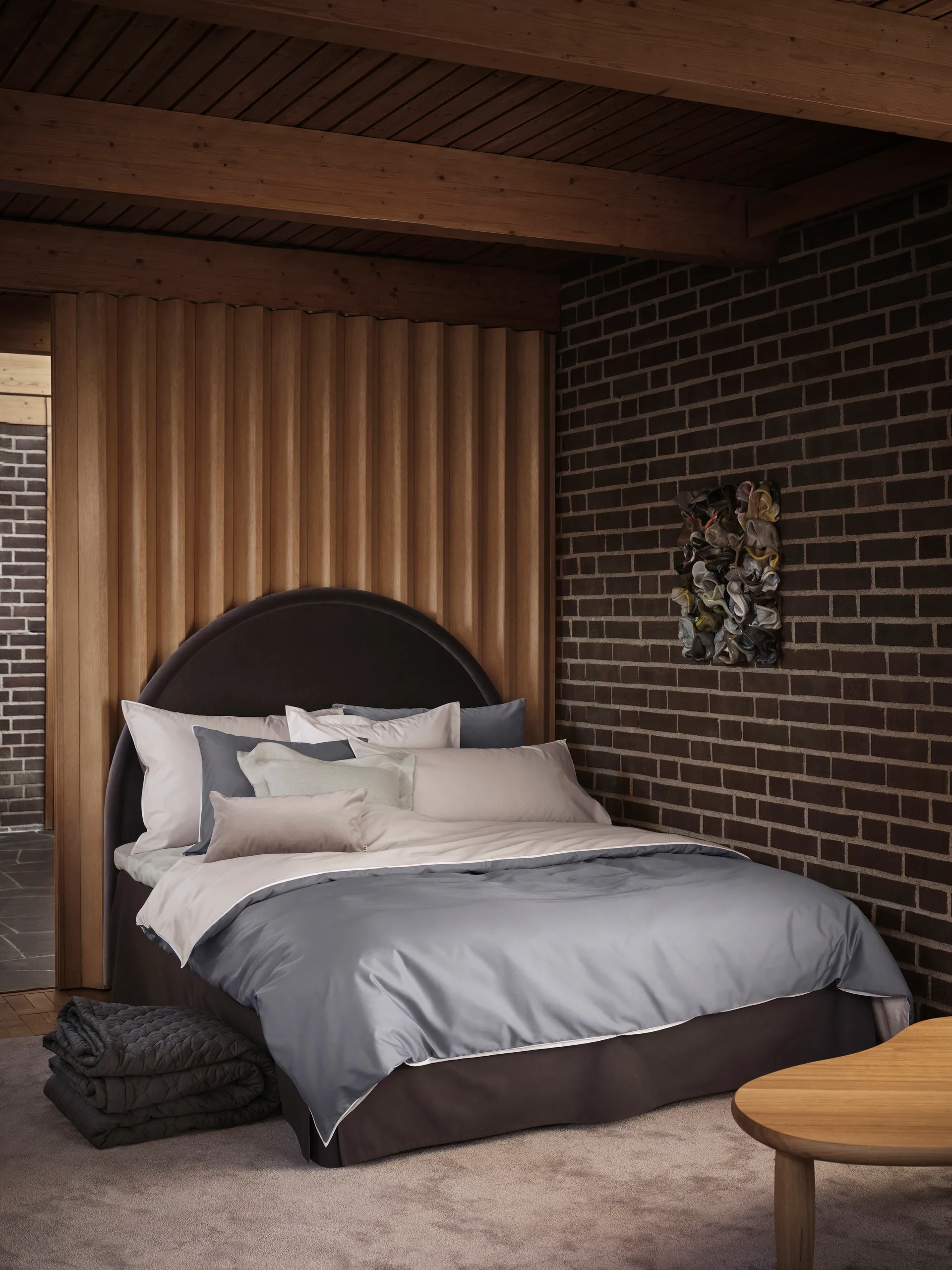 Duetto dekbedovertrek, Grijs, 150x210 cm Mille Notti