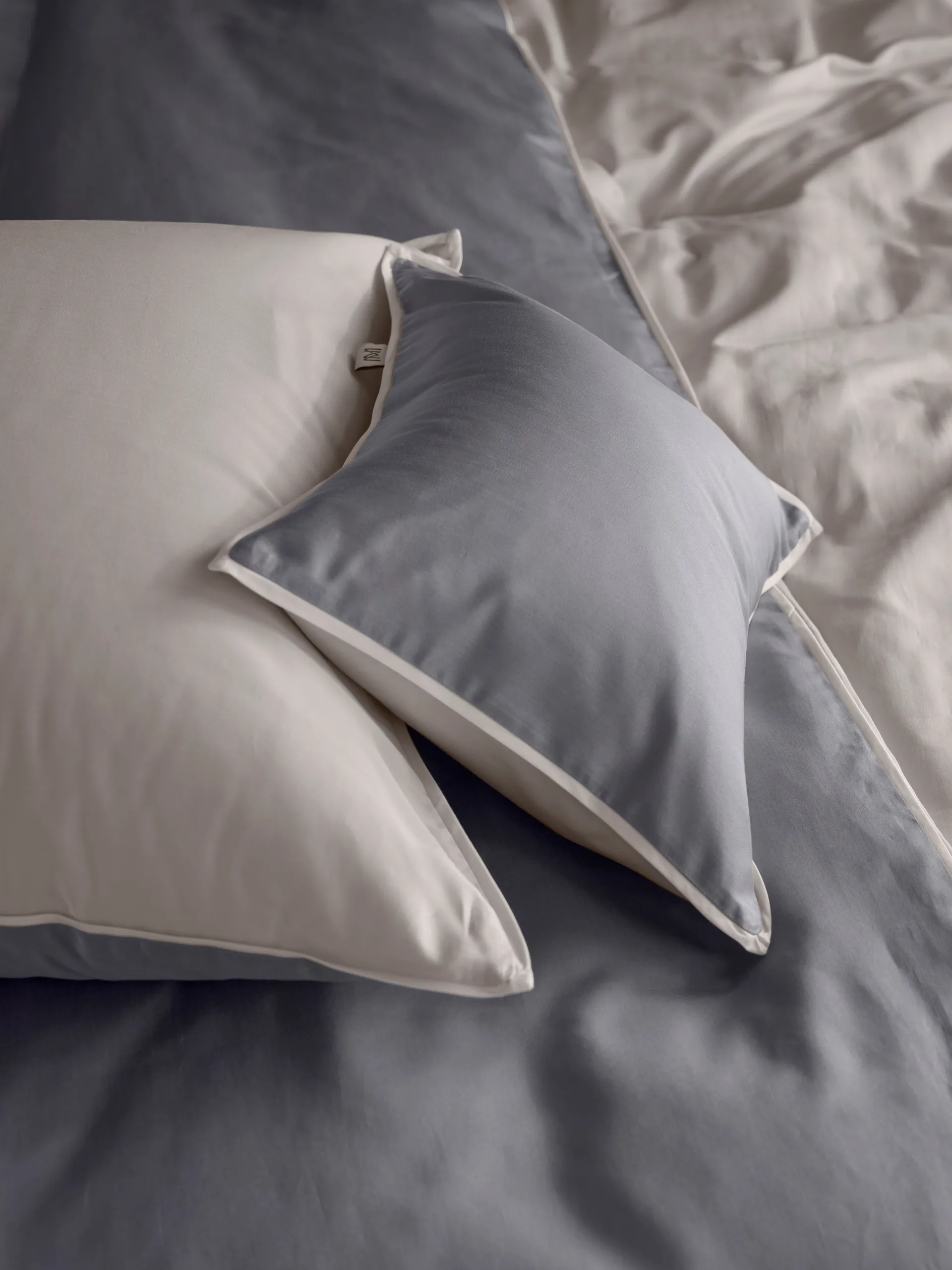 Duetto dekbedovertrek, Grijs, 150x210 cm Mille Notti