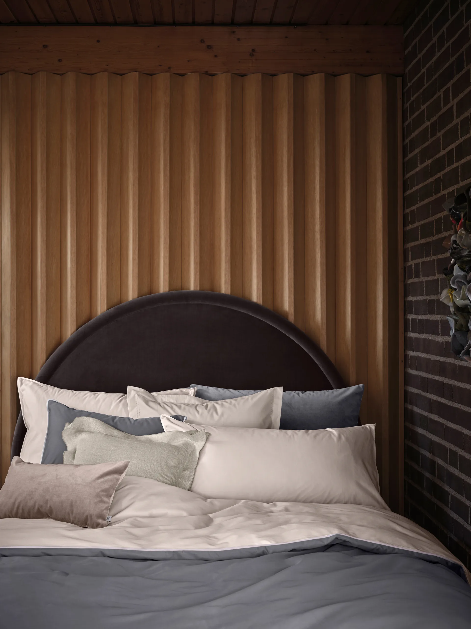 Duetto dekbedovertrek, Grijs, 150x210 cm Mille Notti