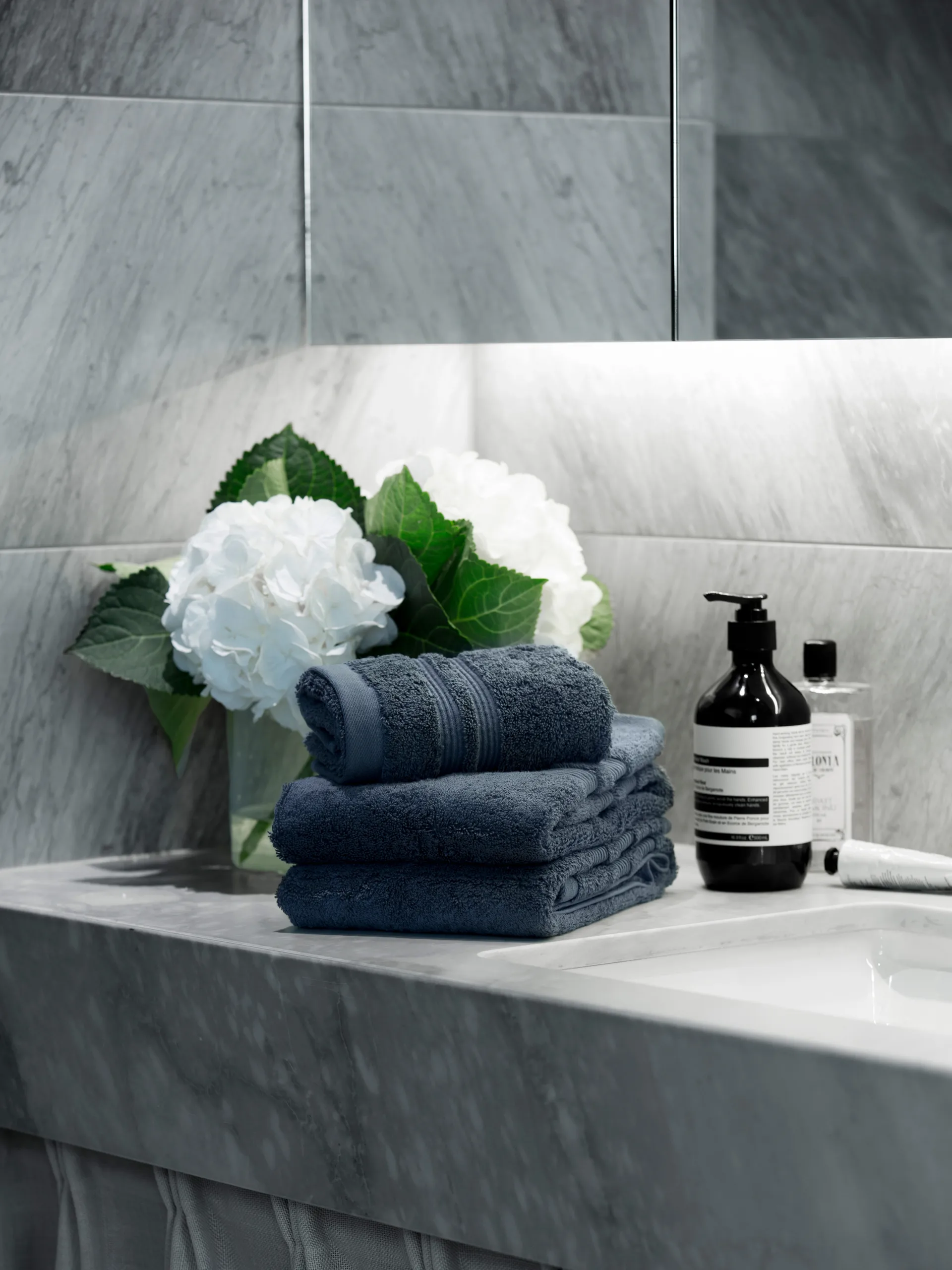 Fontana Handdoek EKO, Donkerblauw, 70x140 cm Mille Notti