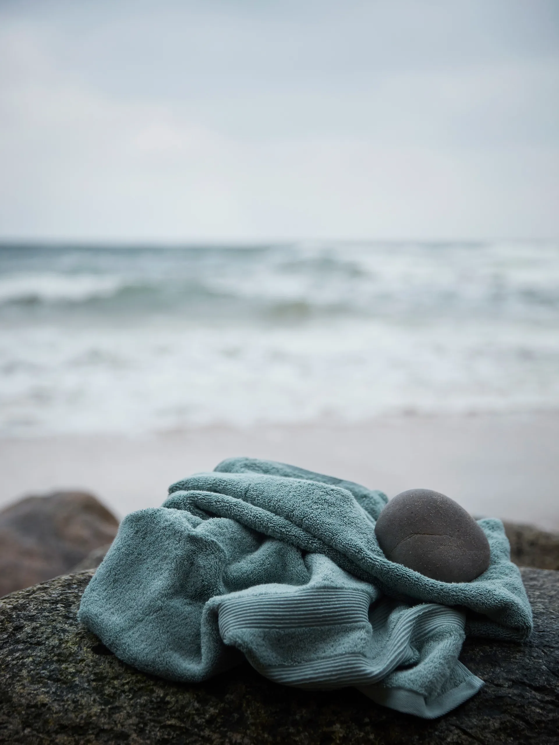 Fontana Handdoek EKO, Grijsgroen, 100x150 cm Mille Notti