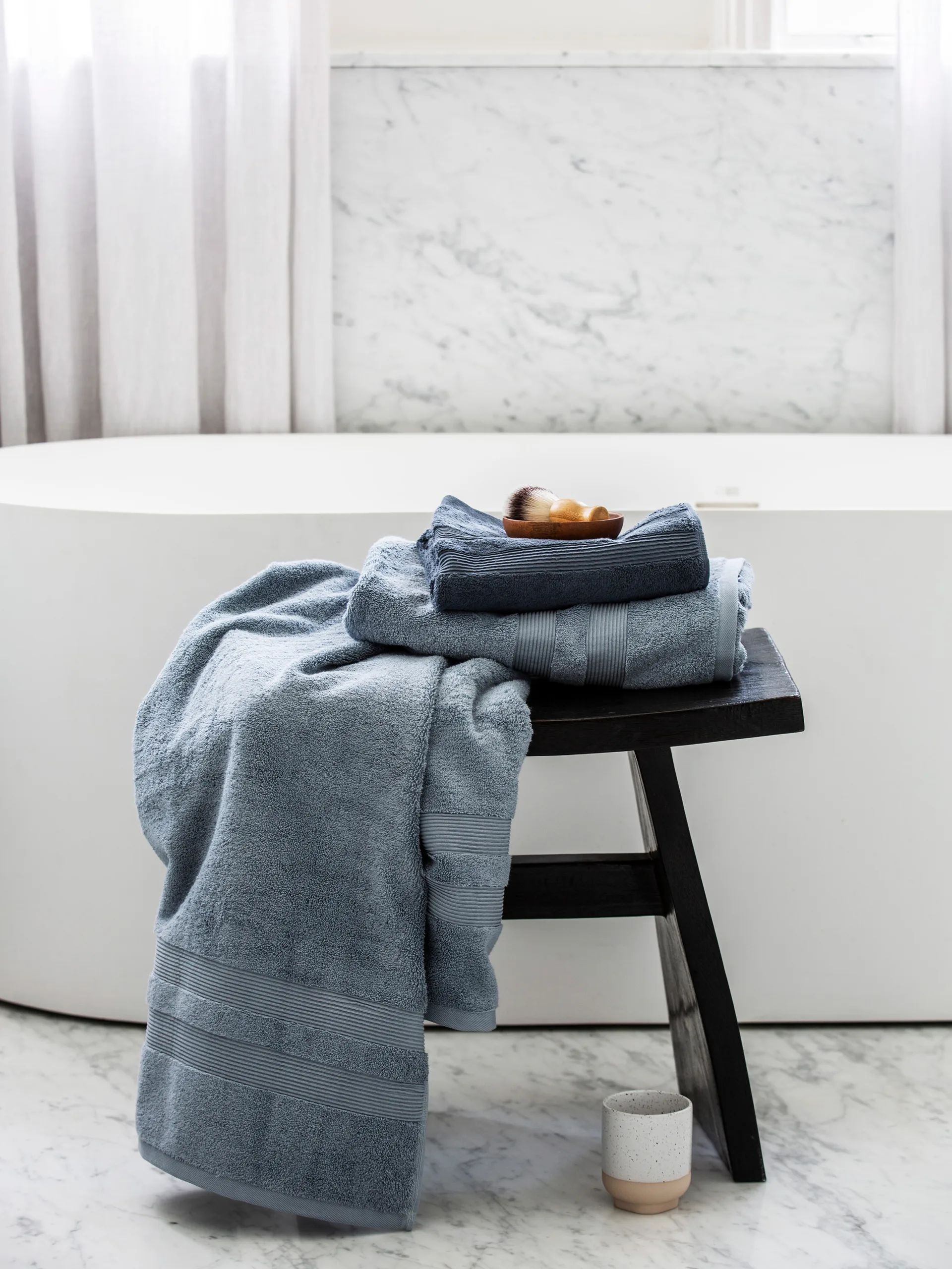 Fontana Handdoek EKO, Lichtblauw, 30x50 cm Mille Notti