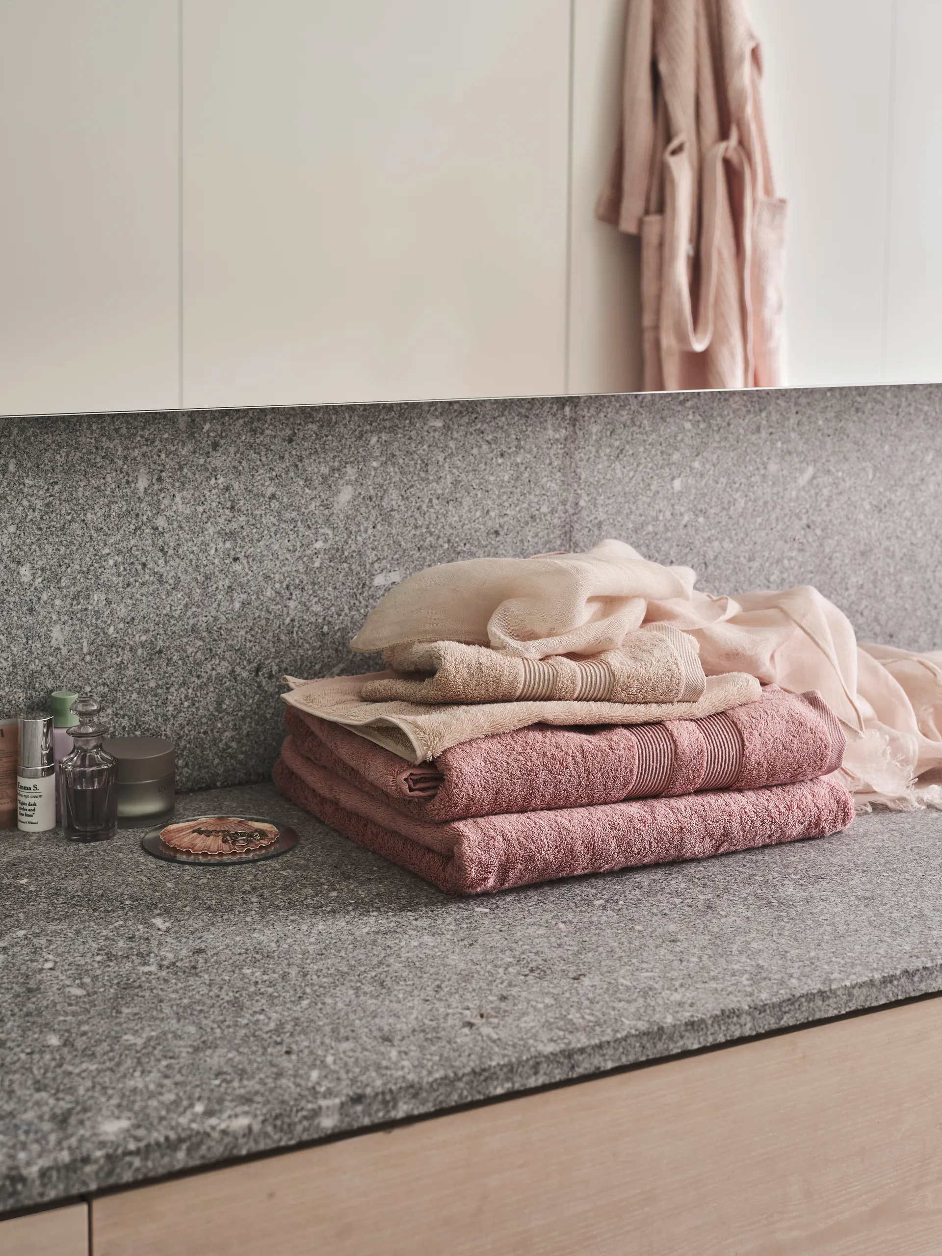 Fontana Handdoek EKO, Roze, 100x150 cm Mille Notti