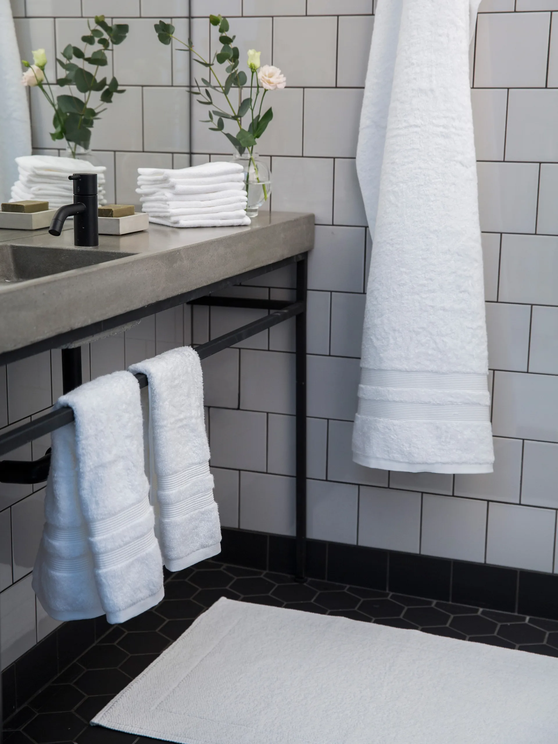 Fontana Handdoek EKO, Wit, 30x50 cm Mille Notti