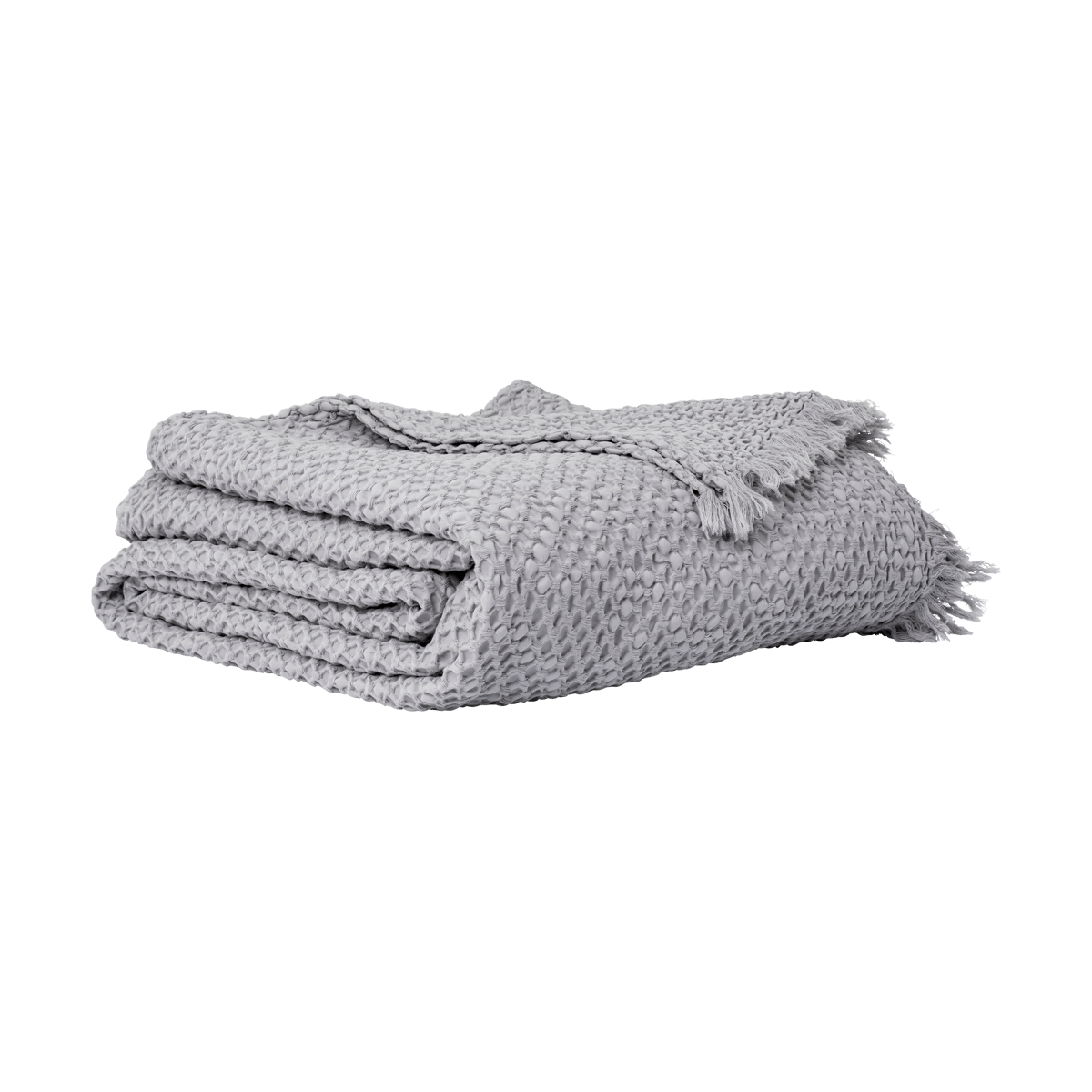 Mille Notti Mare Plaid Grijs, 150x220 cm | Scandinavisch Interieur | Wollen dekens & spreien | Grijs