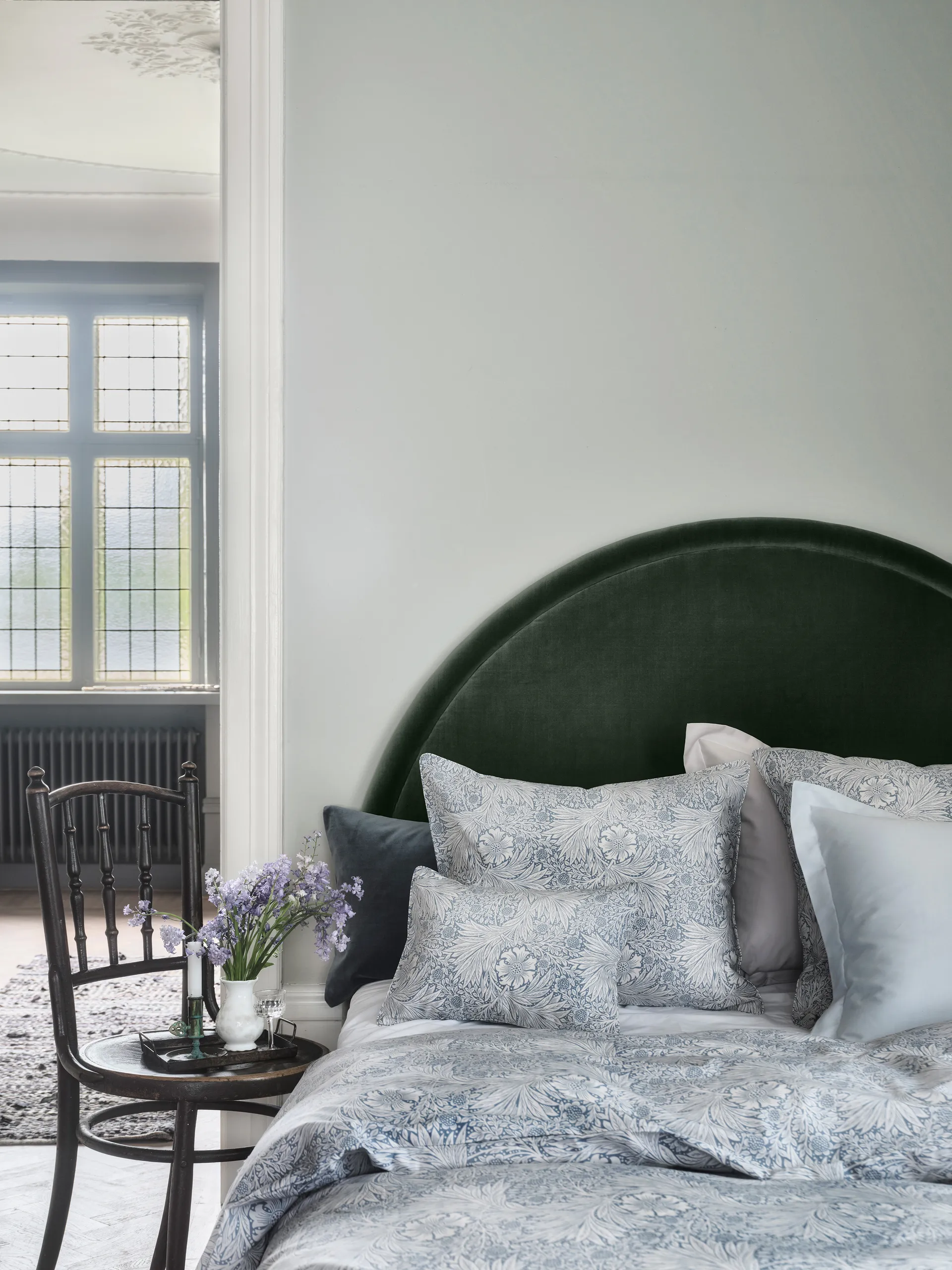 Morris & Co. Marigold Dekbedovertrek, Blauw, 150x210 cm Mille Notti