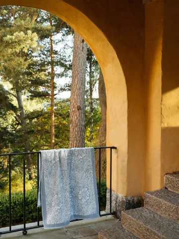 Morris & Co. Marigold Handdoek EKO - Blauw, 86x150 cm - Mille Notti