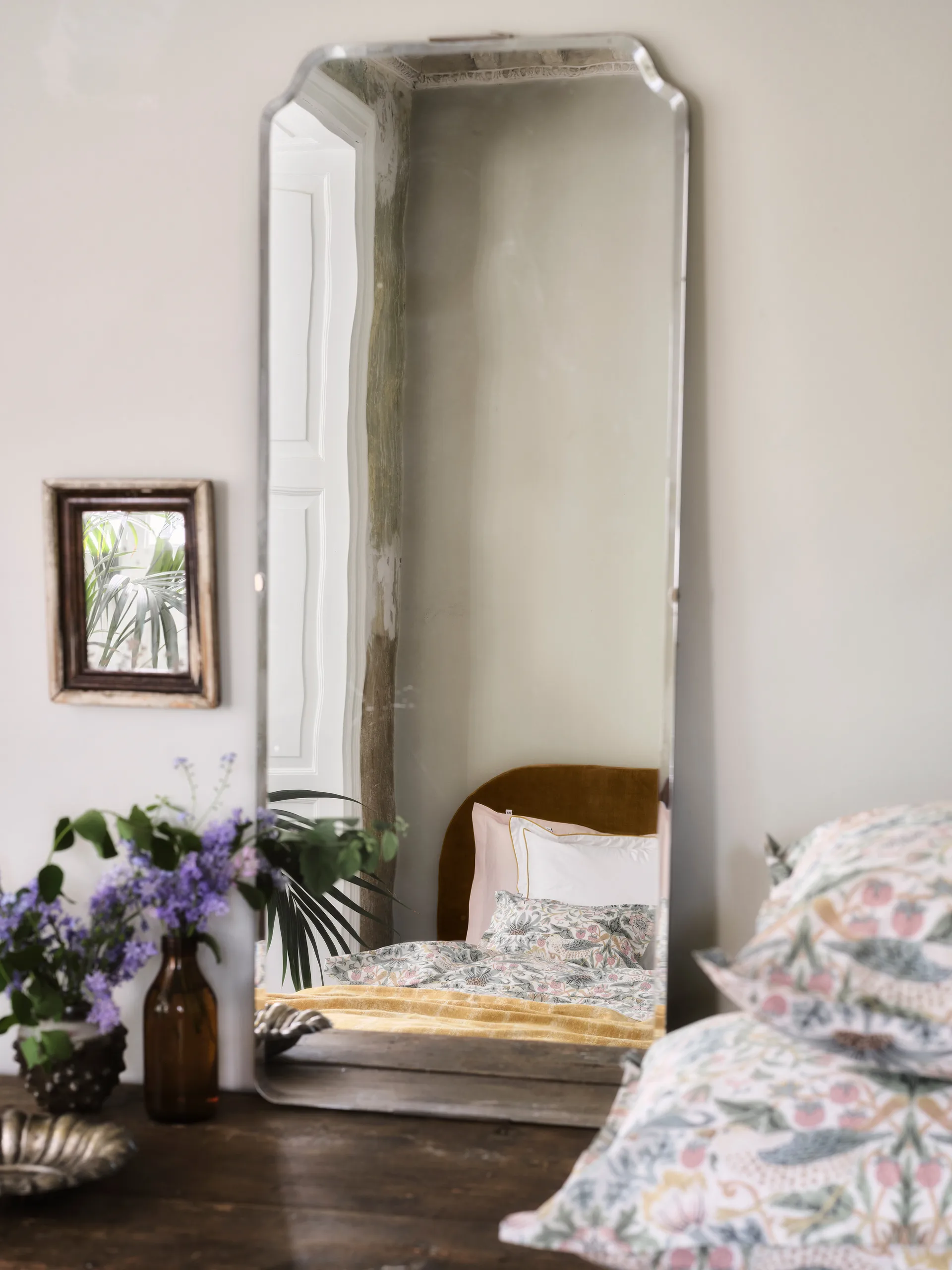 Morris & Co. Strawberry Thief Dekbedovertrek, Groen, 150x210 cm Mille Notti