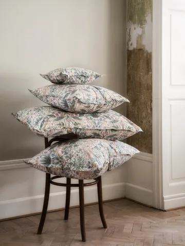 Morris & Co. Strawberry Thief Dekbedovertrek - Groen, 150x210 cm - Mille Notti