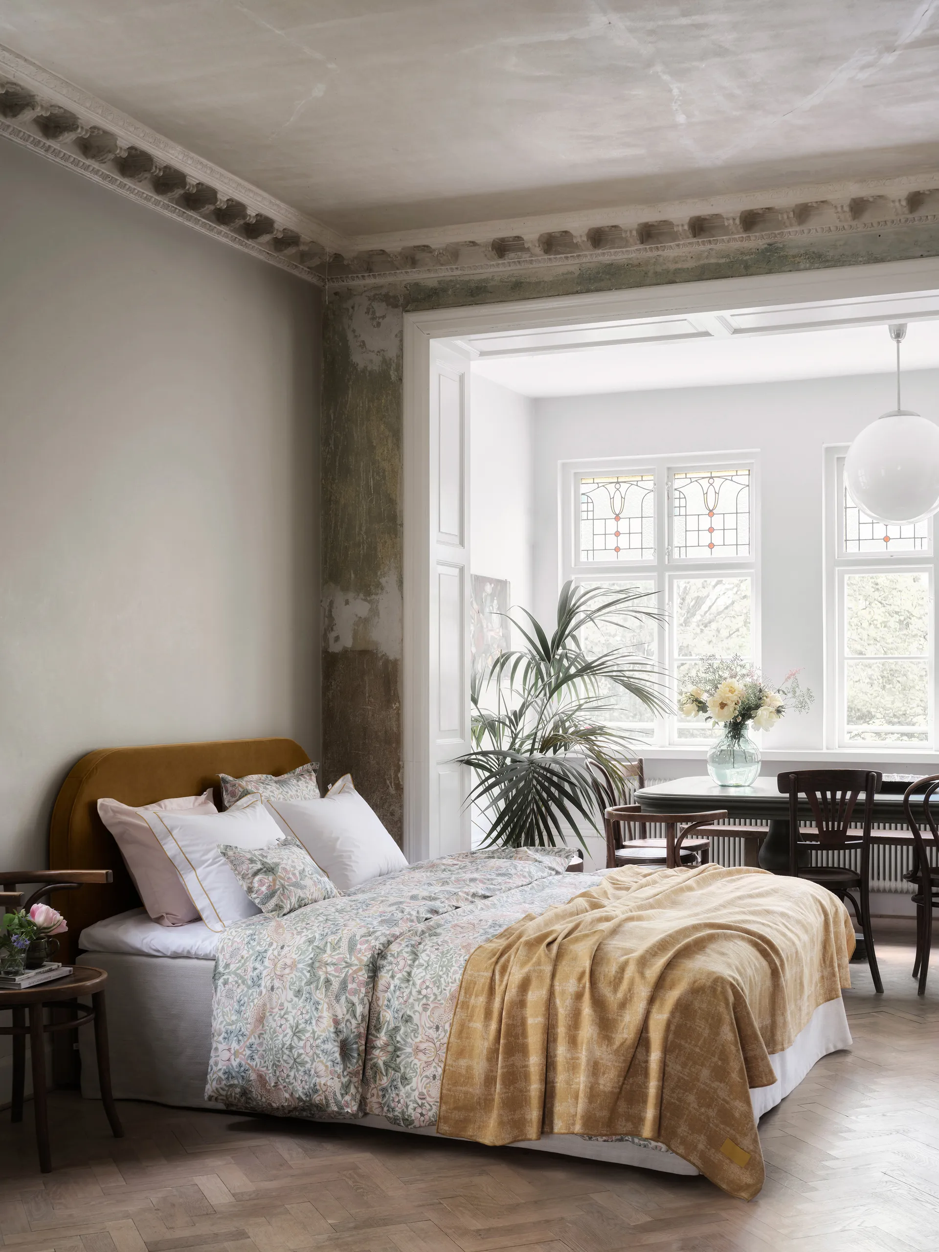 Morris & Co. Strawberry Thief Kussensloop, Groen, 50x60 cm Mille Notti