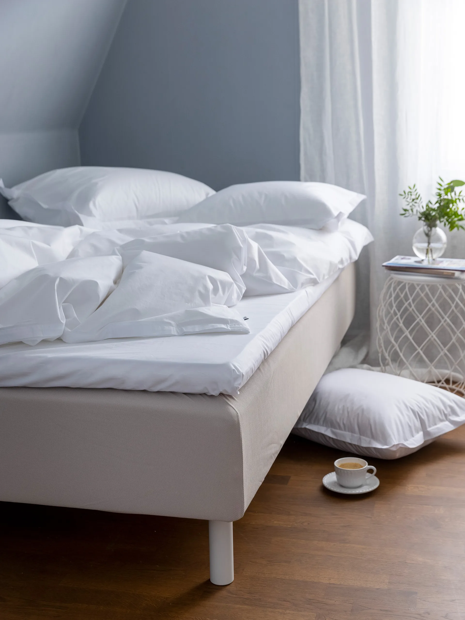 Pousada Percale Dekbedovertrek EKO, Wit, 220x220 cm Mille Notti