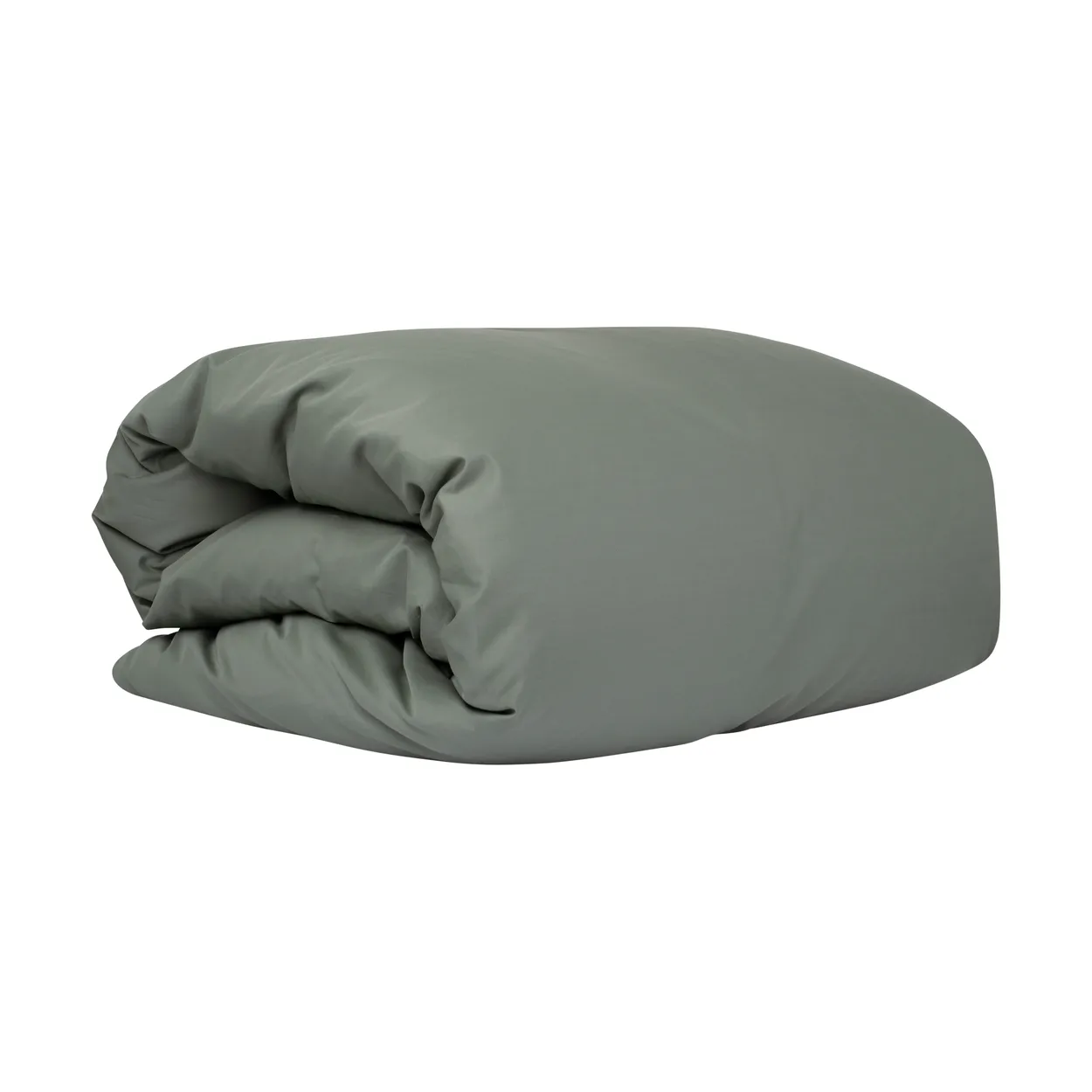 Mille Notti Satina Dekbedovertrek Groen, 150x210 cm