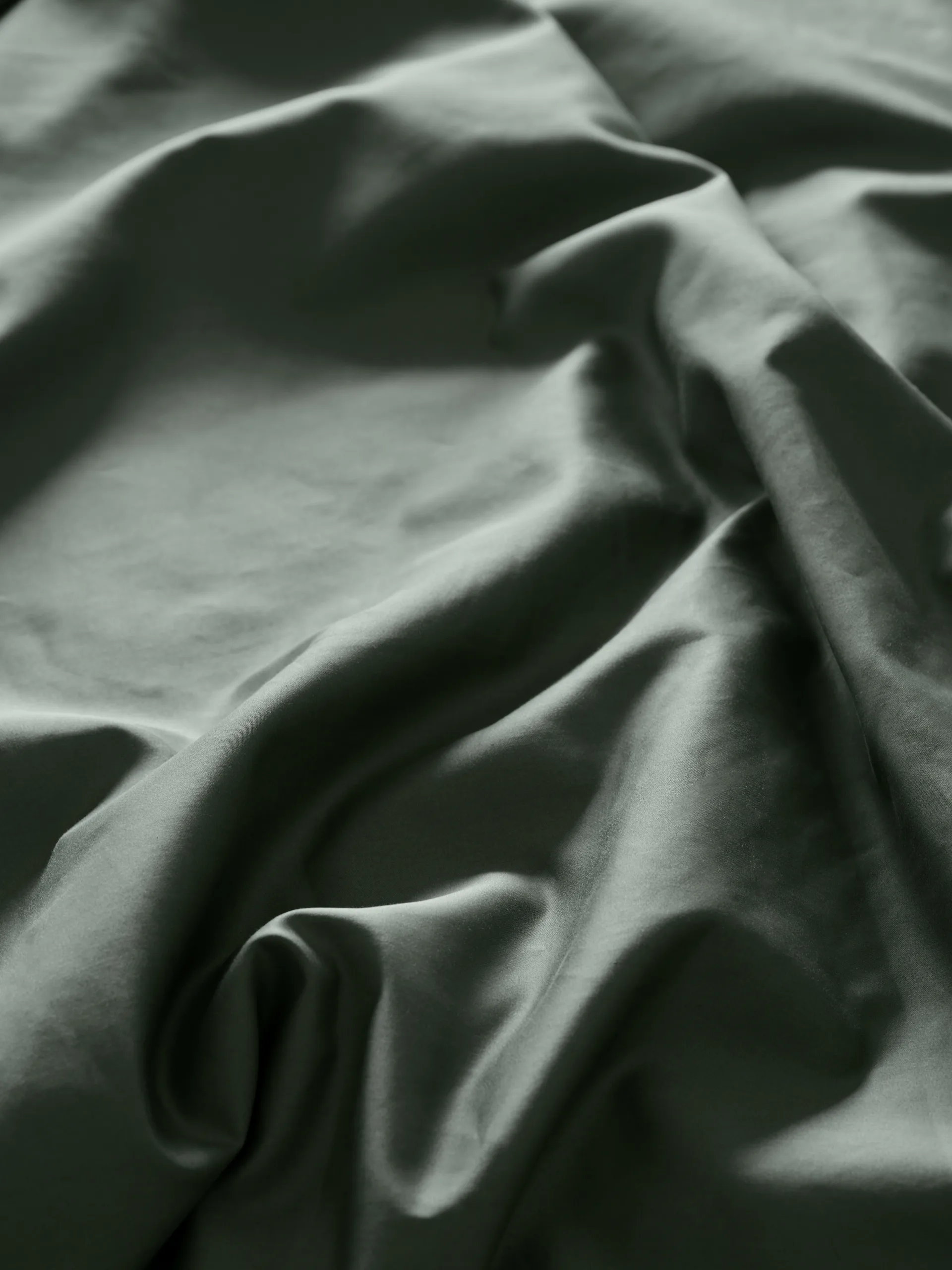 Satina Dekbedovertrek, Groen, 150x210 cm Mille Notti