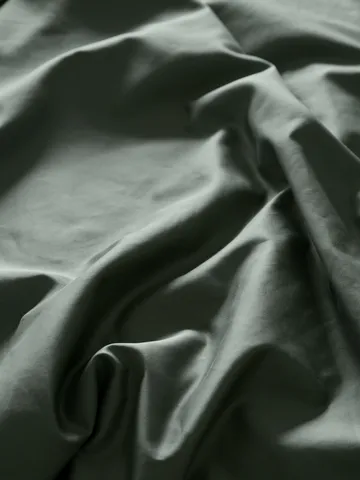 Satina Dekbedovertrek - Groen, 150x210 cm - Mille Notti