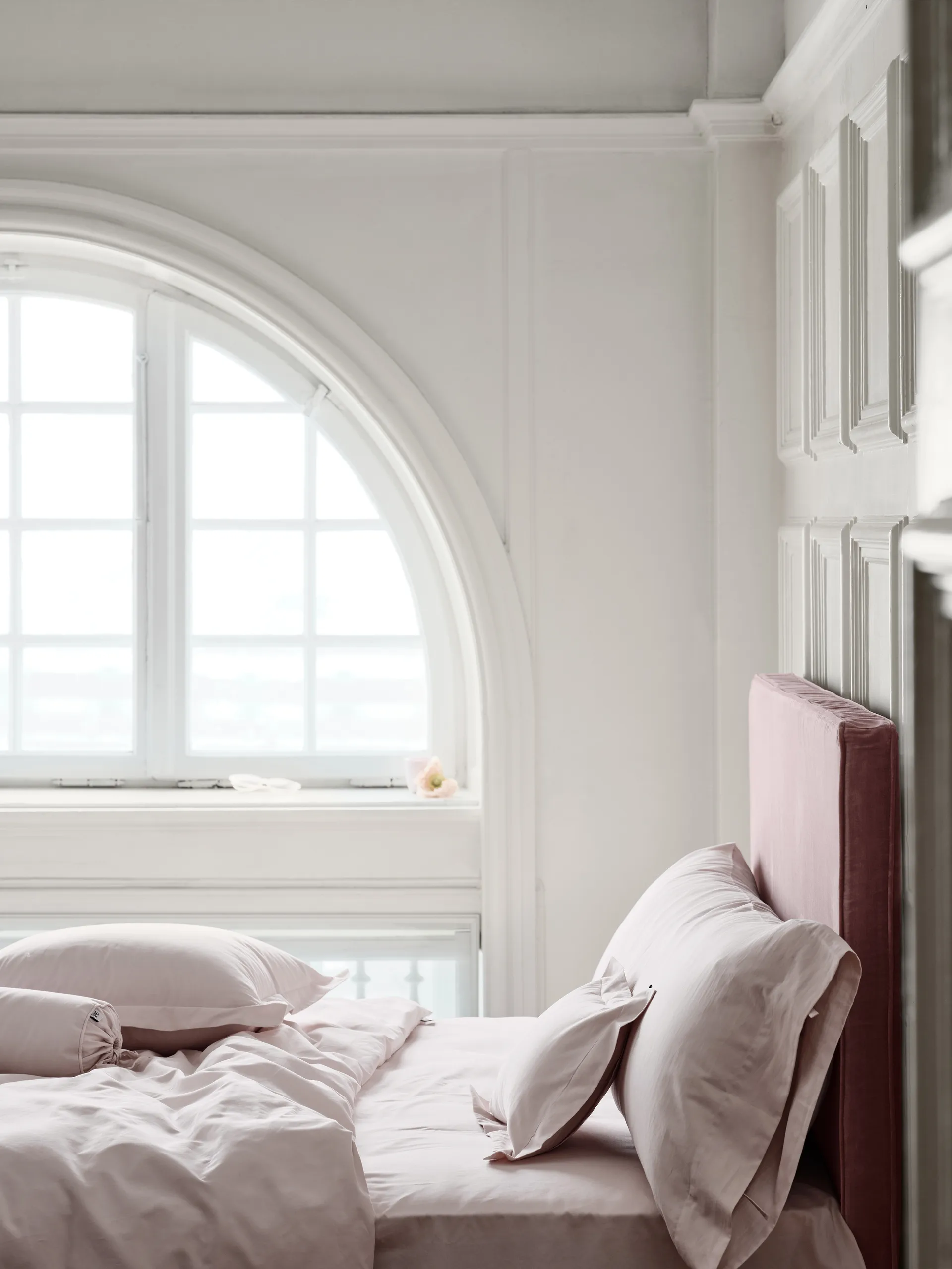 Satina Dekbedovertrek, Roze, 150x210 cm Mille Notti