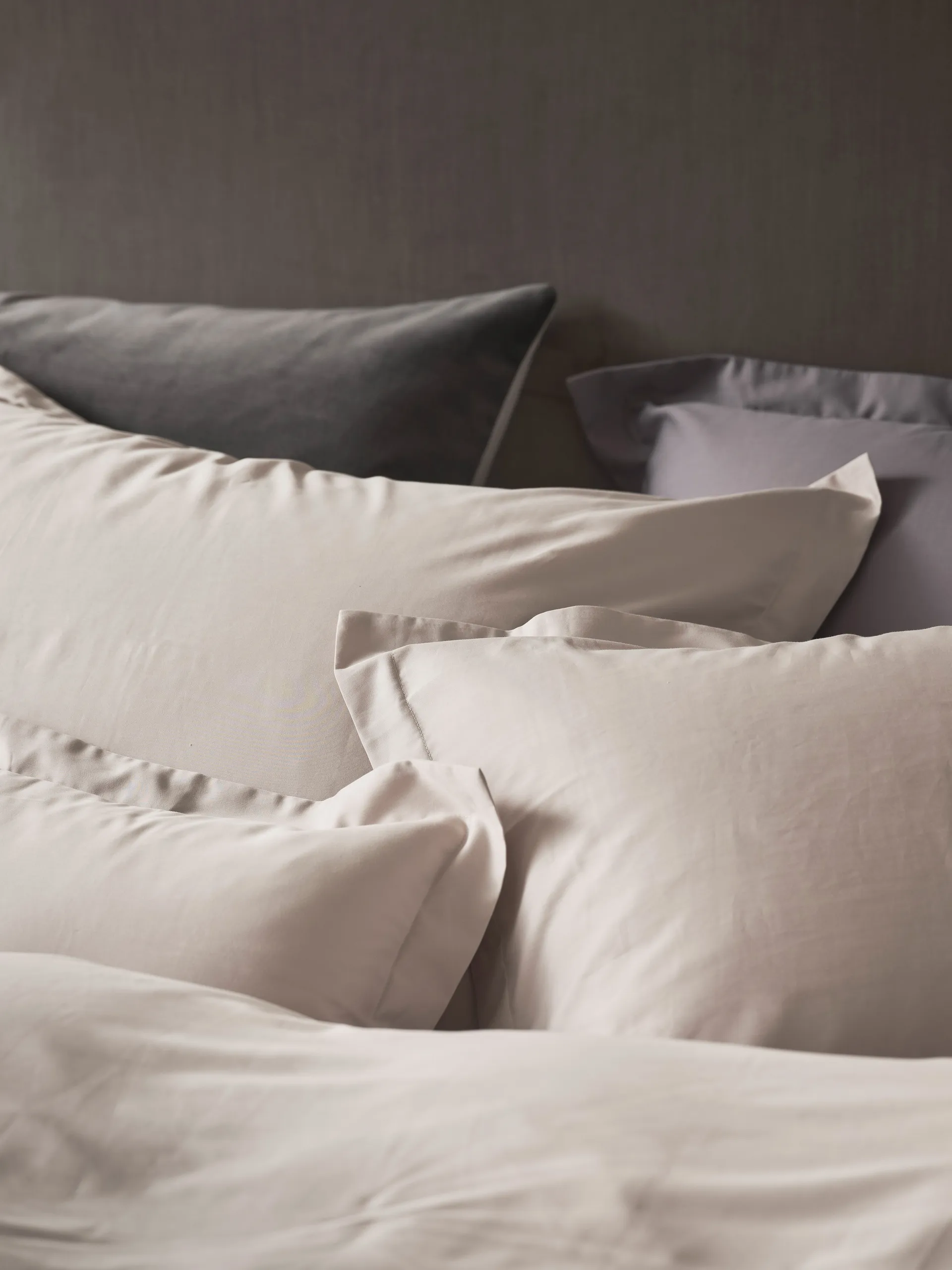 Satina Kussensloop, Beige, 50x60 cm Mille Notti