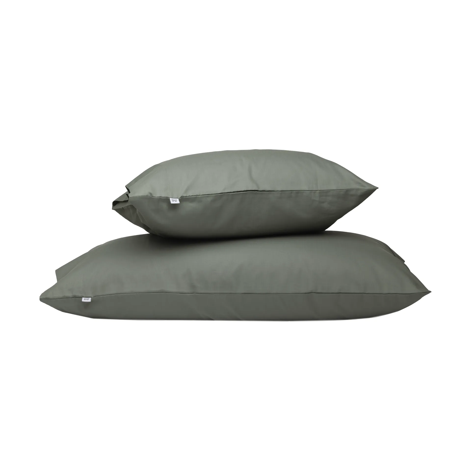 Satina plain kussensloop, Groen, 50x60 cm Mille Notti