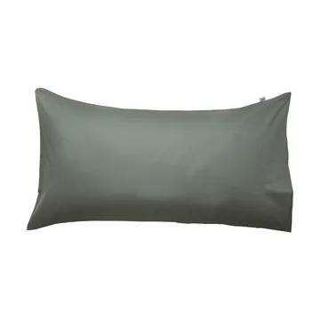 Satina plain kussensloop - Groen, 50x90 cm - Mille Notti