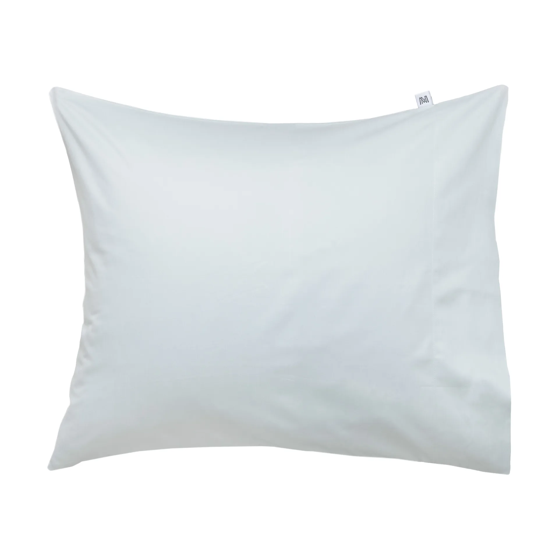 Satina plain kussensloop, Lichtblauw, 50x60 cm Mille Notti