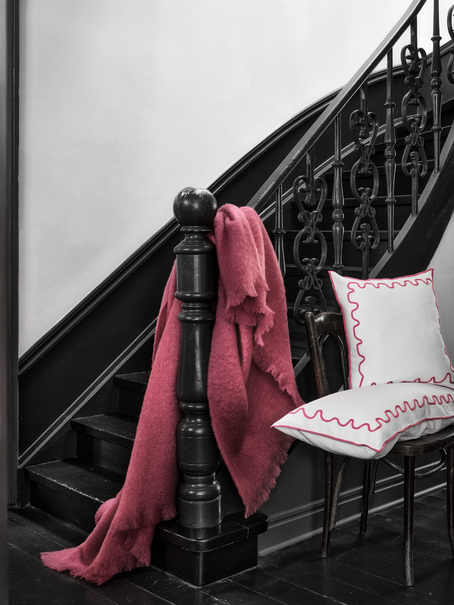 Senzo plaid 140x200 cm, Roze Mille Notti