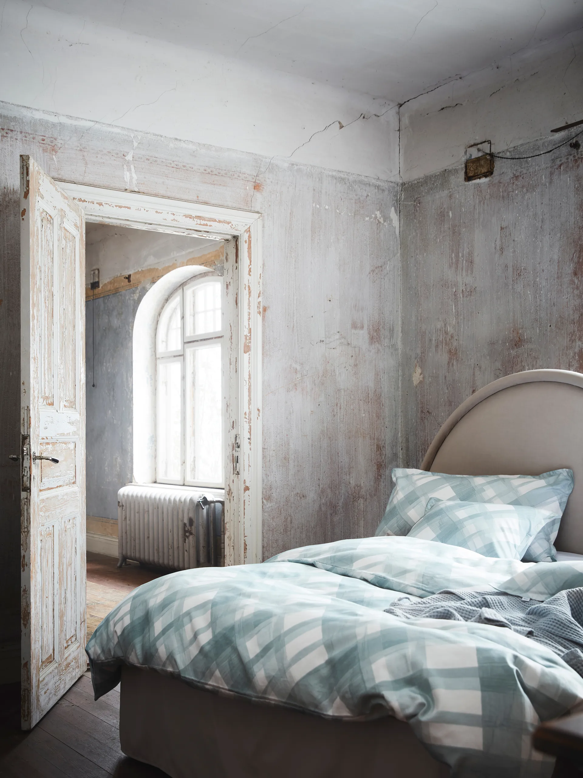 Spazzola dekbedovertrek, Aqua, 220x220 cm Mille Notti