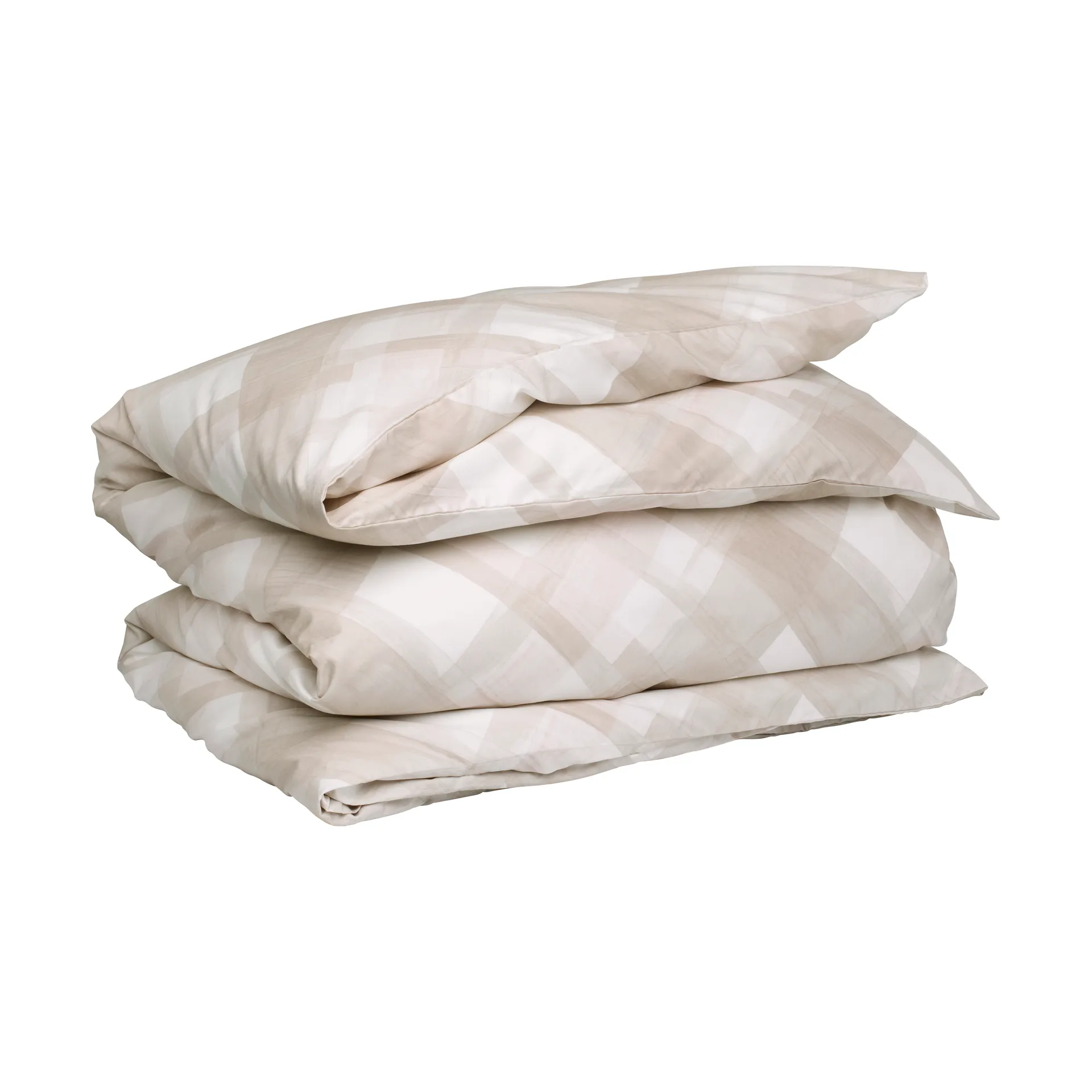 Spazzola dekbedovertrek, Beige, 220x220 cm Mille Notti