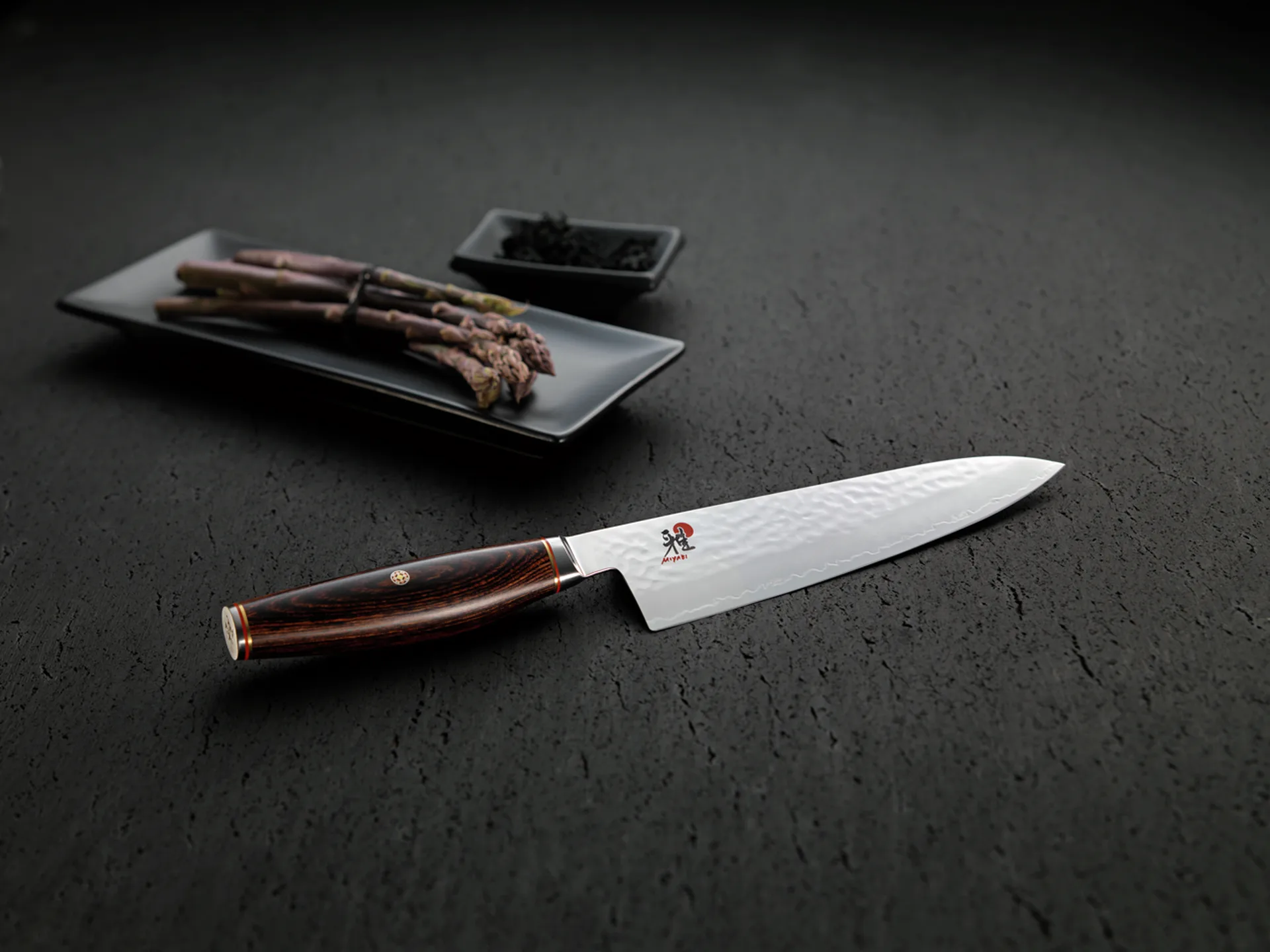 Miyabi Artisan 6000MCT messenset 2-delig, Hout Miyabi