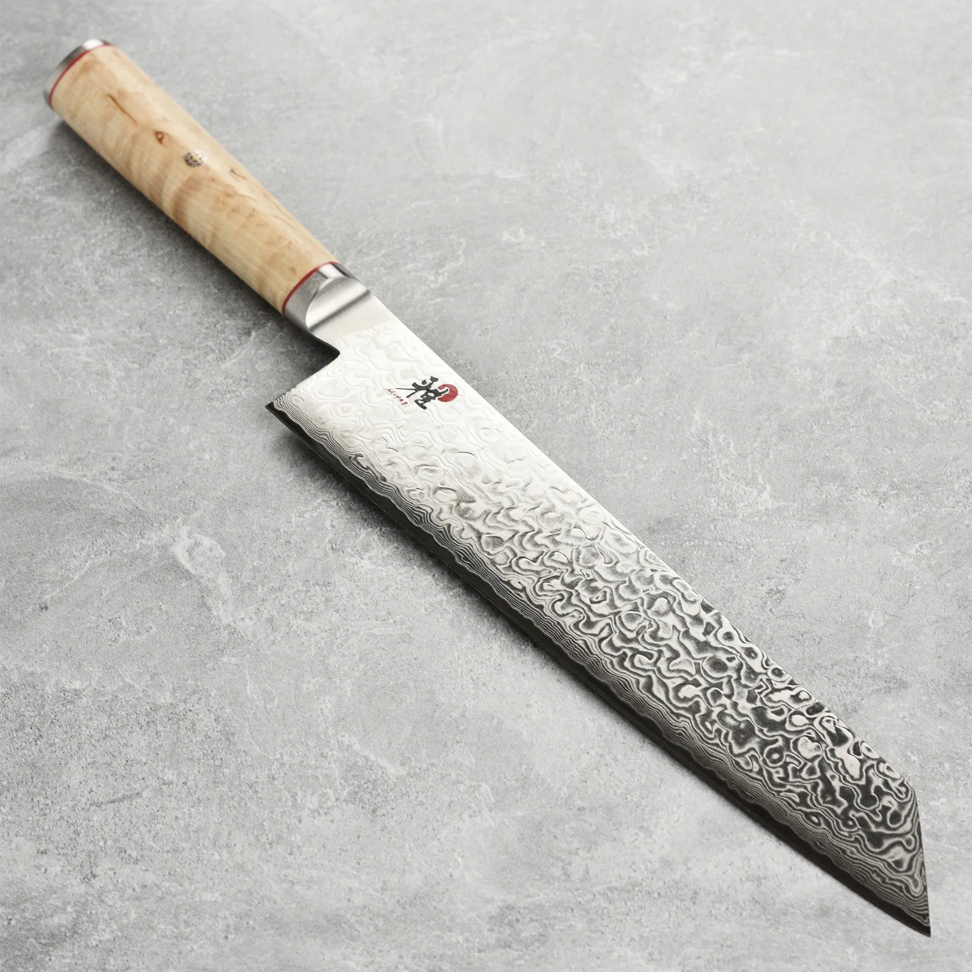 Miyabi Birch 5000MCD kiritsukemessen 24 cm, Damascus-bruin Miyabi