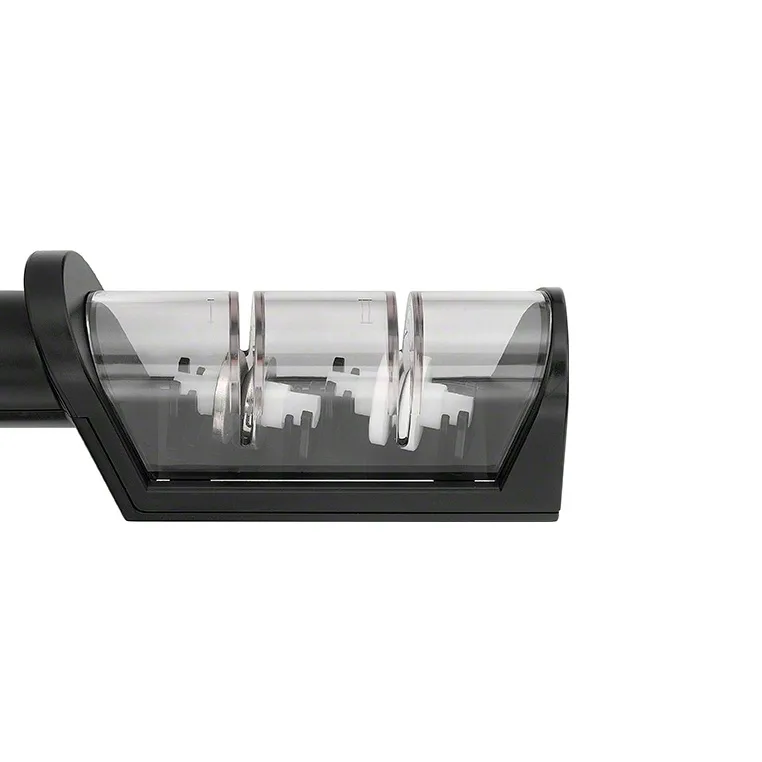 Miyabi Toishi Pro messenslijper met twee slijpstenen, zwart Miyabi