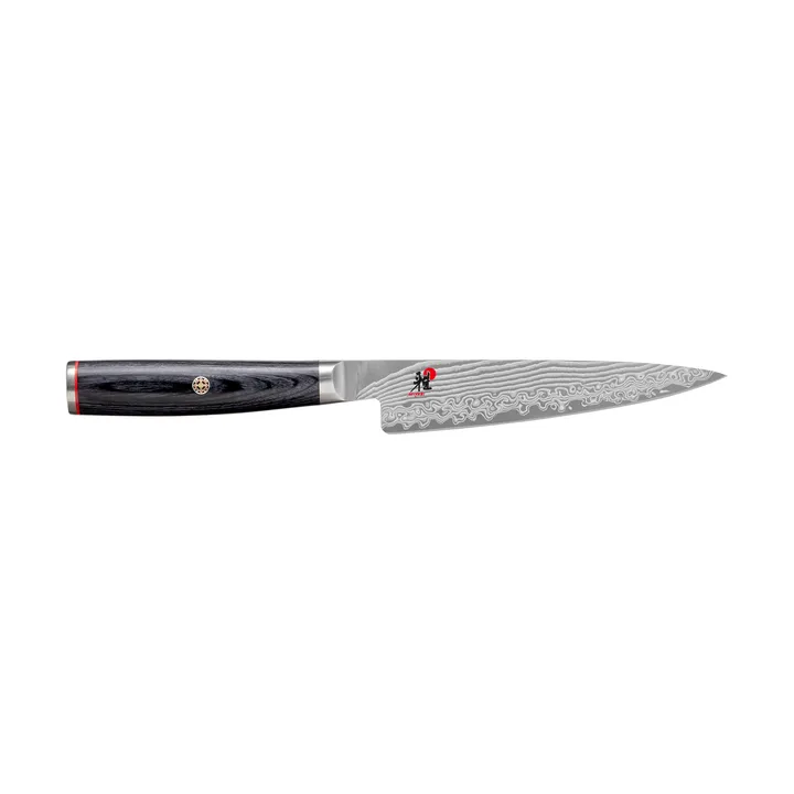 Raw 5000FCD shotoh schaalmes 13 cm - Damascus-zwart - Miyabi