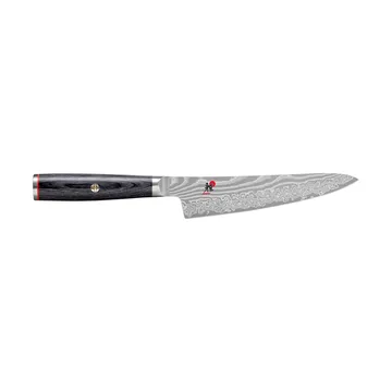 Raw 5000FCD shotoh schaalmes 14 cm - Damascus-zwart - Miyabi