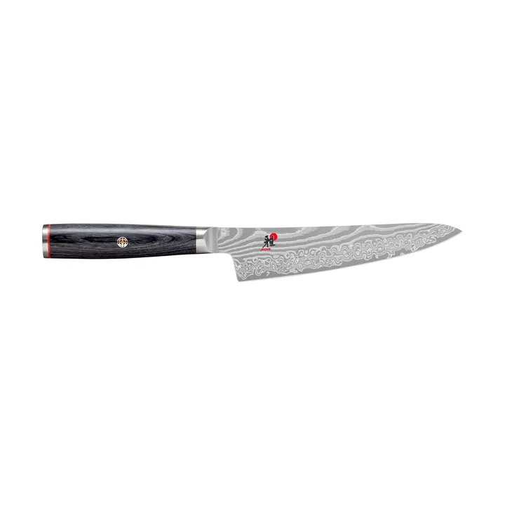 Raw 5000FCD shotoh schaalmes 14 cm - Damascus-zwart - Miyabi